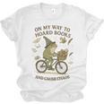 On My Way To Hoard Books And Cause Chaos Tom Foolery Unisex Jersey T-Shirt On My Way To Hoard Books And Cause Chaos Tom Foolery Unisex Jersey T-Shirt