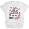 Iced Coffee & Reading Smut Books Girly Spicy Novels Unisex Jersey T-Shirt Iced Coffee & Reading Smut Books Girly Spicy Novels Unisex Jersey T-Shirt