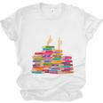 I'm Fine Reading Books Reader Book Lover Librarian Unisex Jersey T-Shirt