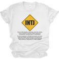 INTJ Warnings Architect Personality Type Introvert Unisex Jersey T-Shirt INTJ Warnings Architect Personality Type Introvert Unisex Jersey T-Shirt