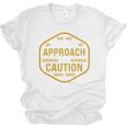 Introvert Approach With Caution For Introverted People Unisex Jersey T-Shirt