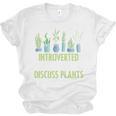 Introvert Farming Life Gardening For Geeky Plant Lover Unisex Jersey T-Shirt