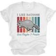 Introvert Raccoon Animal Lover Trash Panda Antisocial Retro Unisex Jersey T-Shirt