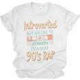 Introverted But Willing To Discuss 90s Rap Premium Tri-Blend Unisex Jersey T-Shirt Introverted But Willing To Discuss 90s Rap Premium Tri-Blend Unisex Jersey T-Shirt