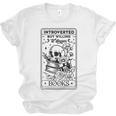 Introverted BUT Willing To Discuss Books Book Lover Unisex Jersey T-Shirt Introverted BUT Willing To Discuss Books Book Lover Unisex Jersey T-Shirt