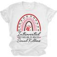 Introverted But Willing To Discuss Serial Killers True Crime Unisex Jersey T-Shirt