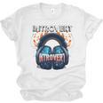 Introvert's Best Friend Noise-Canceling Headphones Unisex Jersey T-Shirt