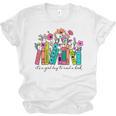 It's A Good Day To Read A Book Floral Book Lovers Librarian Unisex Jersey T-Shirt