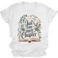 Just One More Chapter Bookish Book Reading Botanical Unisex Jersey T-Shirt Just One More Chapter Bookish Book Reading Botanical Unisex Jersey T-Shirt