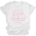 Just One More Chapter Bookish Book Reading Bright Hot Pink Unisex Jersey T-Shirt