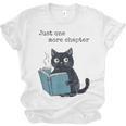 Just One More Chapter Bookworm Cat Book Lover Unisex Jersey T-Shirt Just One More Chapter Bookworm Cat Book Lover Unisex Jersey T-Shirt