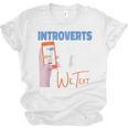 We Just Text Introvert For Quiet People Raglan Baseball Tee Unisex Jersey T-Shirt We Just Text Introvert For Quiet People Raglan Baseball Tee Unisex Jersey T-Shirt