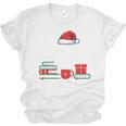 Library Crew Book Lovers Librarian Xmas Holiday Christmas Unisex Jersey T-Shirt