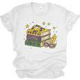 Mardi Gras Book Lover Reading Reader Men Women Kids Unisex Jersey T-Shirt