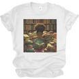 Melanin Afro Women Educated Reading Book History Girls Unisex Jersey T-Shirt