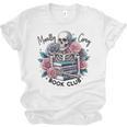 Morally Grey Skeleton Reading Smut Smutty Spicy Books Lover Unisex Jersey T-Shirt