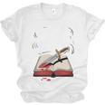 Murder Mystery And a Cup Of Tea Book Humor Unisex Jersey T-Shirt