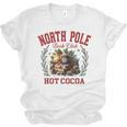 North Pole Book Club Hot Cocoa Bookworm Christmas Xmas Unisex Jersey T-Shirt