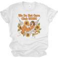 We Do Not Care Club WDNC Reading Book Boho Floral Unisex Jersey T-Shirt