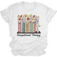 Occupational Therapy Wildflower Book OT Therapist Assistant Unisex Jersey T-Shirt Occupational Therapy Wildflower Book OT Therapist Assistant Unisex Jersey T-Shirt