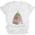 Oh What Fun It Is To Read Book Christmas Tree Premium Tri-Blend Unisex Jersey T-Shirt