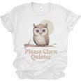 Please Chew Quieter Introvert Christmas Bird Lover Unisex Jersey T-Shirt Please Chew Quieter Introvert Christmas Bird Lover Unisex Jersey T-Shirt