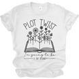 Plot Twist I'm Going To Be A Big Brothers Literary Book Boys Unisex Jersey T-Shirt Plot Twist I'm Going To Be A Big Brothers Literary Book Boys Unisex Jersey T-Shirt
