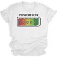 Powered By Books Bookworm Librarian Reading Unisex Jersey T-Shirt