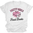 Pretty Girls Read Books Bookworm Book Lover Teacher Unisex Jersey T-Shirt Pretty Girls Read Books Bookworm Book Lover Teacher Unisex Jersey T-Shirt