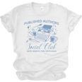 Published Authors Social Club Women Vintage Poet Book Writer Unisex Jersey T-Shirt