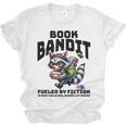 Racoon-Bookworm-Book Bandit-Fueled By Fiction Unisex Jersey T-Shirt Racoon-Bookworm-Book Bandit-Fueled By Fiction Unisex Jersey T-Shirt
