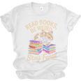 Read Books Be Weird Stay Feral Cat Unisex Jersey T-Shirt Read Books Be Weird Stay Feral Cat Unisex Jersey T-Shirt