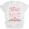 Read Your Heart Out Teacher Valentines Day Reading Book Love Premium Tri-Blend Unisex Jersey T-Shirt Read Your Heart Out Teacher Valentines Day Reading Book Love Premium Tri-Blend Unisex Jersey T-Shirt