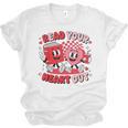 Read Your Heart Out Valentine's Day Retro Teacher Bookish Unisex Jersey T-Shirt