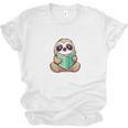 I Read Past My Bedtime Reading Sloth Book Lover Unisex Jersey T-Shirt