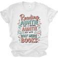 Reading Auntie Book Lover For Bookworm Aunt Unisex Jersey T-Shirt