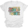 Reading Born To Read Forced To Work Bookish Book Lover Unisex Jersey T-Shirt