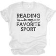 Reading Is My Favorite Sport Bookish Book-Club Bookworm Unisex Jersey T-Shirt Reading Is My Favorite Sport Bookish Book-Club Bookworm Unisex Jersey T-Shirt