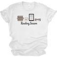 Reading Season Book Lover Librarian Cozy Bookworm Unisex Jersey T-Shirt Reading Season Book Lover Librarian Cozy Bookworm Unisex Jersey T-Shirt