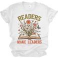 Reading Squad Book Lover Bookish Floral Readers Make Leaders Unisex Jersey T-Shirt Reading Squad Book Lover Bookish Floral Readers Make Leaders Unisex Jersey T-Shirt