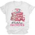 Retro Groovy Valentine Men Women Kid Tees By Emily All Booked For Valentines Book Reading Bookworm Nerdy Unisex Jersey T-Shirt Retro Groovy Valentine Men Women Kid Tees By Emily All Booked For Valentines Book Reading Bookworm Nerdy Unisex Jersey T-Shirt