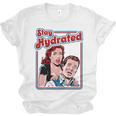 Retro Vampire Book Cover Style Stay Hydrated Halloween Unisex Jersey T-Shirt Retro Vampire Book Cover Style Stay Hydrated Halloween Unisex Jersey T-Shirt