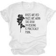 Roses Are Red Pages Are Worn Spicy Book Reading Smut Reader Unisex Jersey T-Shirt Roses Are Red Pages Are Worn Spicy Book Reading Smut Reader Unisex Jersey T-Shirt