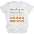 Running On Baseball Social Introvert Humor Vintage Unisex Jersey T-Shirt Running On Baseball Social Introvert Humor Vintage Unisex Jersey T-Shirt