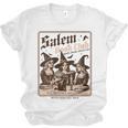 Salem Book Club Bookish Halloween Retro Salem Witch Book Unisex Jersey T-Shirt