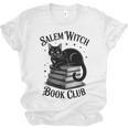 Salem Witch Book Club Bookish Halloween Cat Women Unisex Jersey T-Shirt Salem Witch Book Club Bookish Halloween Cat Women Unisex Jersey T-Shirt