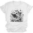 Skeleton Skull Halloween Book Reading Books Lover Teacher Unisex Jersey T-Shirt Skeleton Skull Halloween Book Reading Books Lover Teacher Unisex Jersey T-Shirt