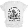 Smut Reader Skeleton Book Lover Dark Humor Art Premium Tri-Blend Unisex Jersey T-Shirt Smut Reader Skeleton Book Lover Dark Humor Art Premium Tri-Blend Unisex Jersey T-Shirt