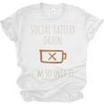 Social Battery Drain I'm So Over It Introvert Homebody Line Raglan Baseball Tee Unisex Jersey T-Shirt Social Battery Drain I'm So Over It Introvert Homebody Line Raglan Baseball Tee Unisex Jersey T-Shirt