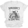 Somebody's Smut Reading Wife Smutty Book Lovers Unisex Jersey T-Shirt Somebody's Smut Reading Wife Smutty Book Lovers Unisex Jersey T-Shirt
